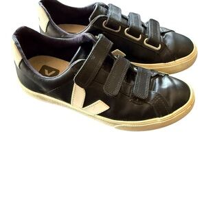 Veja Black Recife Velcro Sneakers